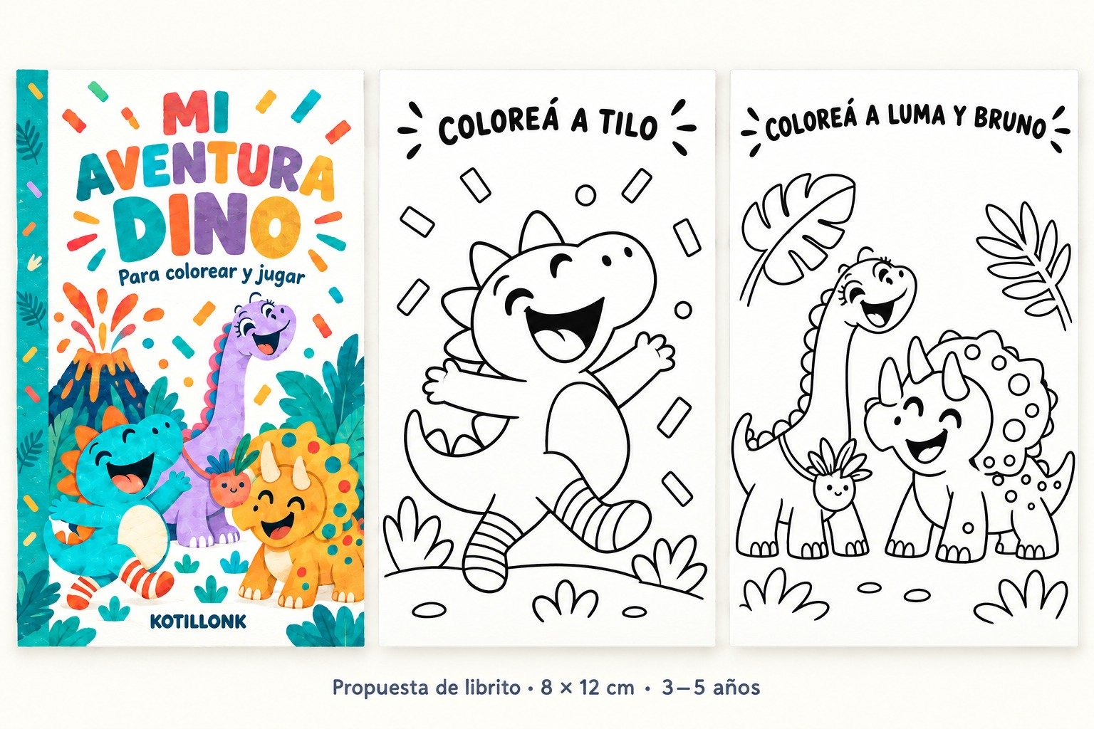 Kit Cumpleaños Infantil Dino 127 Piezas Decoración - Imagen 3