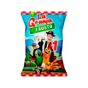 10 Bolsitas Chip Bag Para Souvenir Granja De Zenon - K