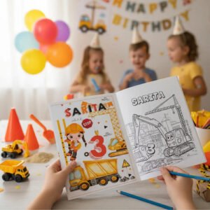 20 Libros Para Colorear Personalizados Souvenir- Kotillonk