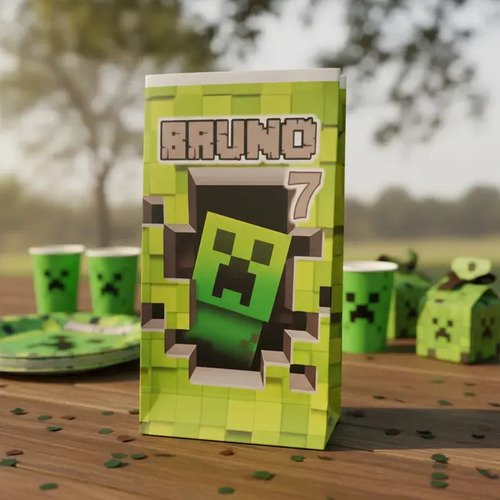 Bolsita | Bolsa Para Sorpresitas Cumpleaños Minecraf - Imagen 3