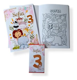 Librito Para Colorear Animaes De La Selva Sorpresita