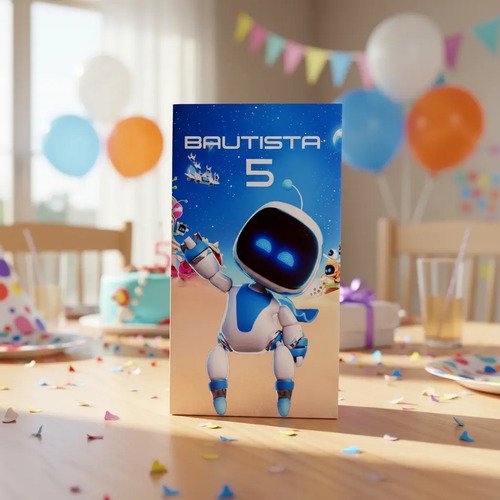 Kit Cumpleaños Astrobot Fiesta Infantil Decoracion- K