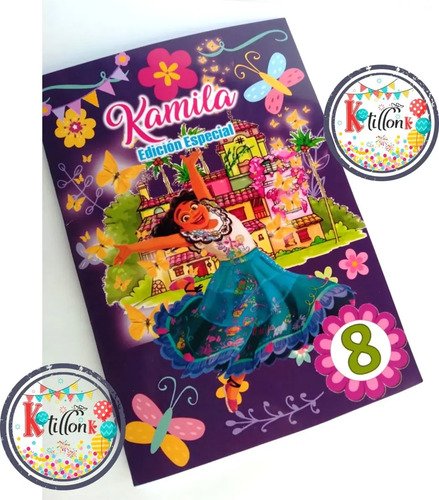 20 Libros Para Colorear Personalizados Souvenir- Kotillonk - Imagen 8