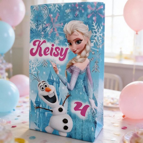 10 Bolsitas Sorpresita Personalizadas Frozen - Imagen 2