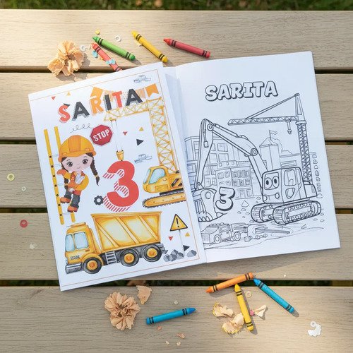 20 Libros Para Colorear Personalizados Souvenir- Kotillonk - Imagen 2