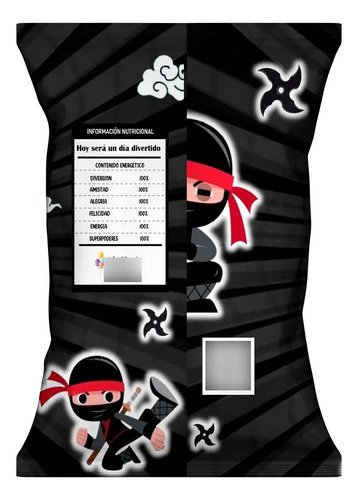 Pack Bolsitas Chips Bags 10 Unid Ninja Sorpresita - Imagen 2