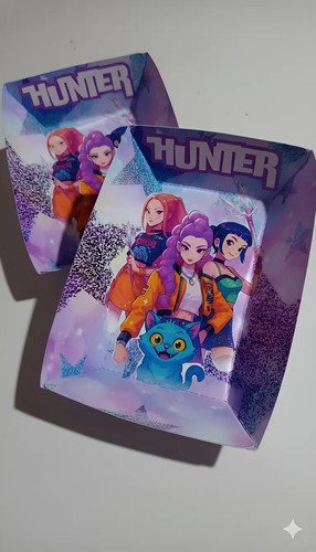 Platos Y Vasos Guerreras Kpop Descartables Personalizados - Imagen 3