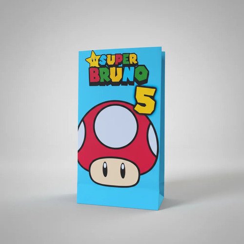 Bolsitas Sorpresitas Personalizadas Super Mario Cumpleaños - Imagen 5