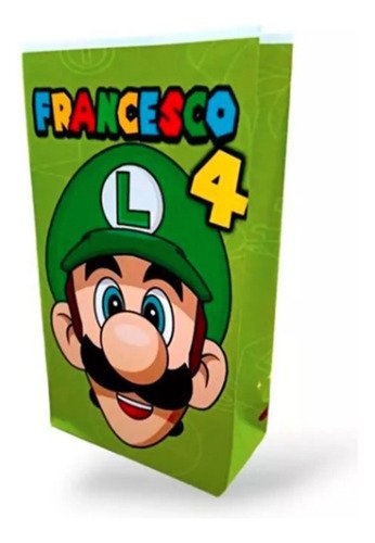 10 Bolsas Sorpresitas Cumpleaños Mario Bros. Y Sus Amigos - Imagen 4