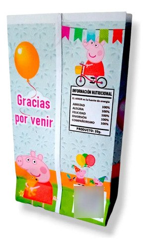Bolsas Peppa Para Sorpresitas O Souvenirs X10 - K Peppa Pig - Imagen 2