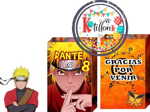 10 Bolsitas Sorpresita Personalizada Naruto- Kotillonk - Imagen 4