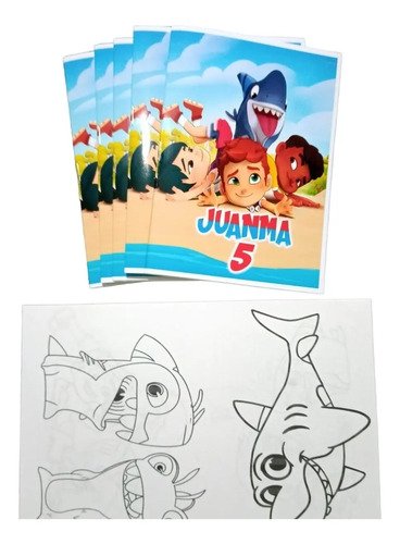 Libritos Para Colorear Y Lápices De Colores X 20- K - Imagen 8