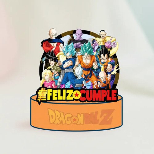 Pack Adornos Para Cumpleaños Globos Banderín Dragon Ball - Imagen 5