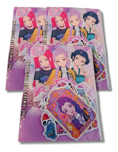 Set O Pack De Sorpresitas 12 Unds Con Pegotines O Stickers - Imagen 3