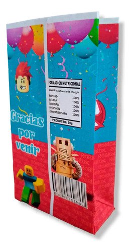 30 Bolsas Golosineras, Sorpresitas Personalizadas Cumple - Imagen 2