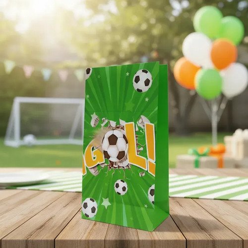 10 Bolsitas Sorpresita Personalizadas Futbol Diseño Varios - Imagen 2