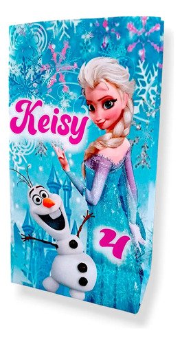 10 Bolsitas Sorpresita Personalizadas Frozen