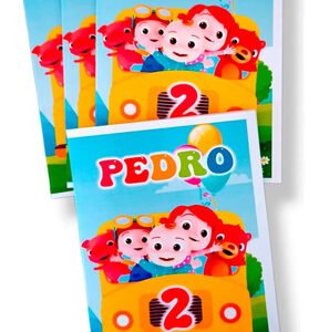 10 Libros Para Colorear Personalizados + Crayolas