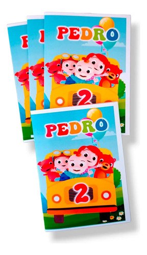 10 Libros Para Colorear Personalizados + Crayolas