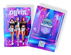 Souvenir Libreta Personalizada Cumpleaños Kpop