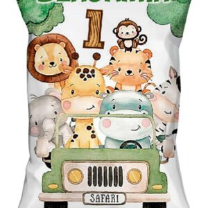 Bolsas Para Sorpresitas Chips Bags De Safari Animales