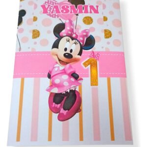 Bolsita Tipo Sobre Personalizadas Minie Rosa Sorpresitas