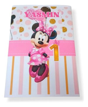 Bolsita Tipo Sobre Personalizadas Minie Rosa Sorpresitas