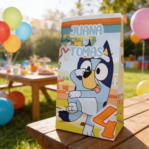 Bolsitas Bluey X 10 Unidades - Sorpresita Bolsa Multicolor Bluey - Imagen 3