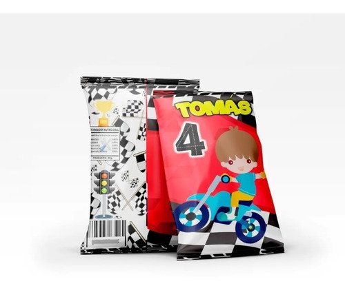 Bolsas Para Sorpresitas Chips Bags Unicornio 25 Unid- K - Imagen 4