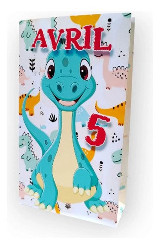 10 Bolsas Sorpresitas Cumpleaños Dinosaurio Bebe 2