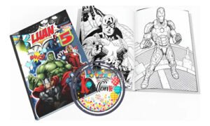 Libros Para Colorear Avenger- X 10unidades Sorpresita