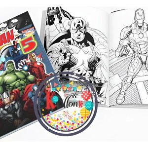 Libros Para Colorear Avenger- X 10unidades Sorpresita