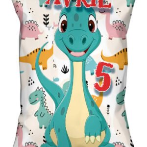 Bolsas Para Sorpresitas Chips Bags Dino Bebe 10 Unid