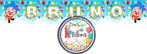Banderín Plim Plim Cartel Feliz Cumple- Kotillonk