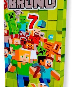 Bolsas Minecraf Cumpleaños, Fiesta Infantil X 30 Multicolor Minecraft