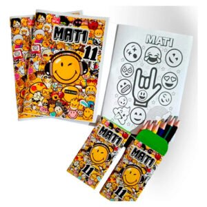 10 Libros Para Colorear Personalizados + Crayola