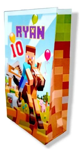 Sorpresitas Bolsas De Minecraft Cumpleaños -k - Imagen 4