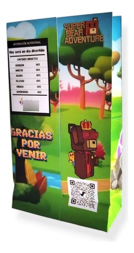 10 Bolsitas Sorpresita Personalizada Super Bear Adventure 2 - Imagen 2