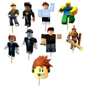 Pack 15 Toppers Para Cupcakes Muffins Roblox Roblox