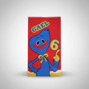 10 Bolsas Golosineras, Sorpresitas Cumpleaños Huggy-wuggy Rojo Azul Personaje Huggy-wuggy
