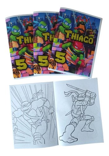 Libros Para Colorear X 10 Souvenir Sorpresitas Cumpleaños - Imagen 4