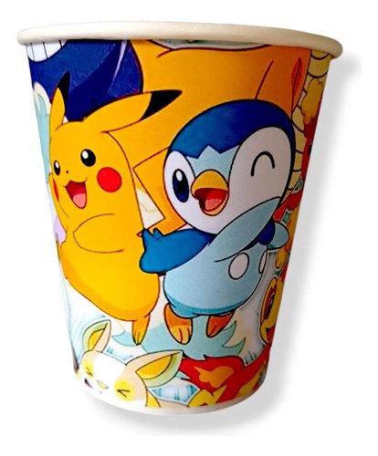 Pack 10 Vasos Descartables Cotillón Sonic Personalizable Azul - Imagen 2