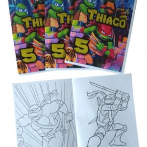 Libritos Colorear Tortugas Ninjas Libros Sorpresita