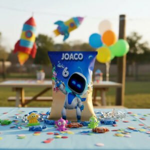 Bolsas Para Sorpresitas Chips Bags Astro Bot 10 Unid- K