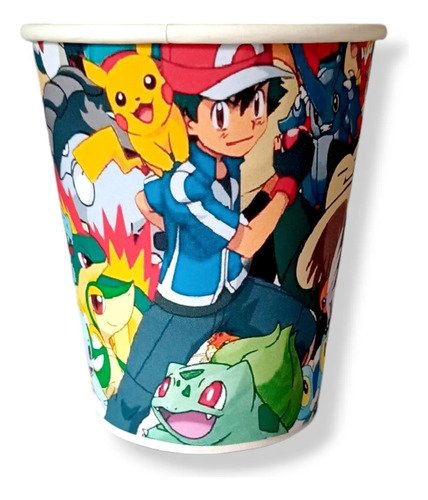 Pack 10 Vasos Descartables Cotillón Sonic Personalizable Azul - Imagen 3