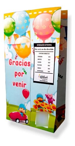 10 Bolsas Golosineras/sorpresitas Personalizadas Pocoyo - - Imagen 3