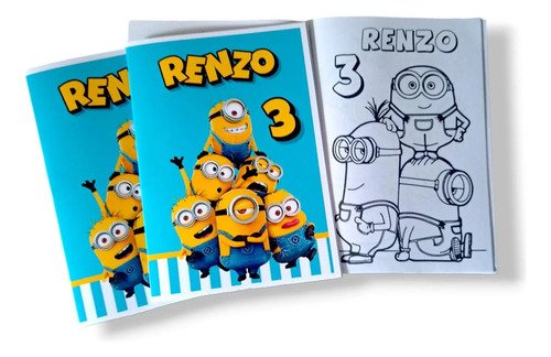 Libros Para Colorear X 10 Souvenir Sorpresitas Cumpleaños - Imagen 8
