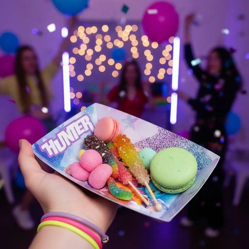 Platos Y Vasos Guerreras Kpop Descartables Personalizados - Imagen 5