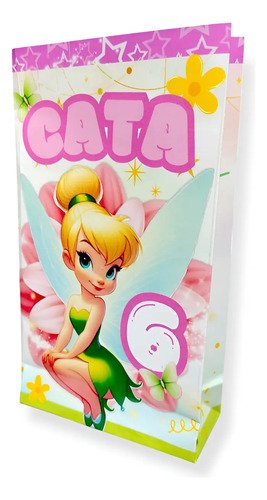 Bolsas Bolsitas Para Sorpresitas Tinkerbell Papel
