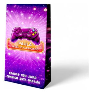 Sorpresitas Bolsa Golosineras Personalizadas Gamer Gaming 10 Unidades